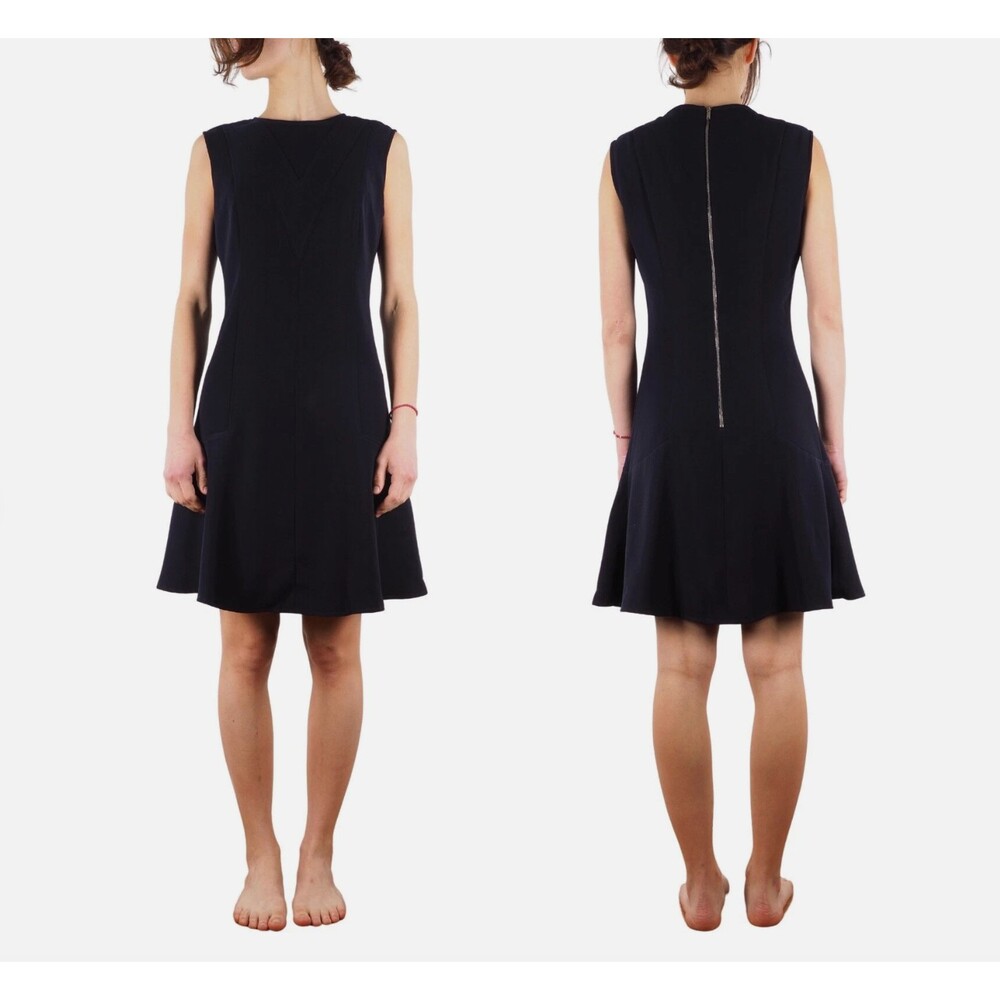 Louis Vuitton Uniformes Navy Fit And Flare Mini Dress Size 38 Or Us 6